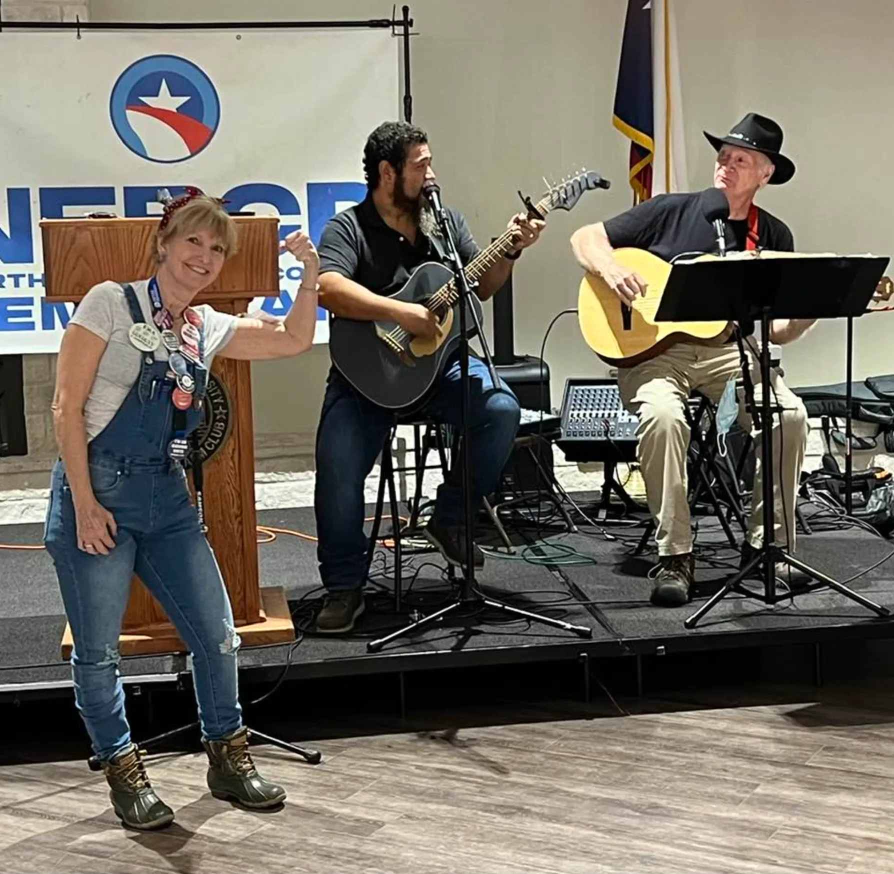Live music at an NEBCD community event