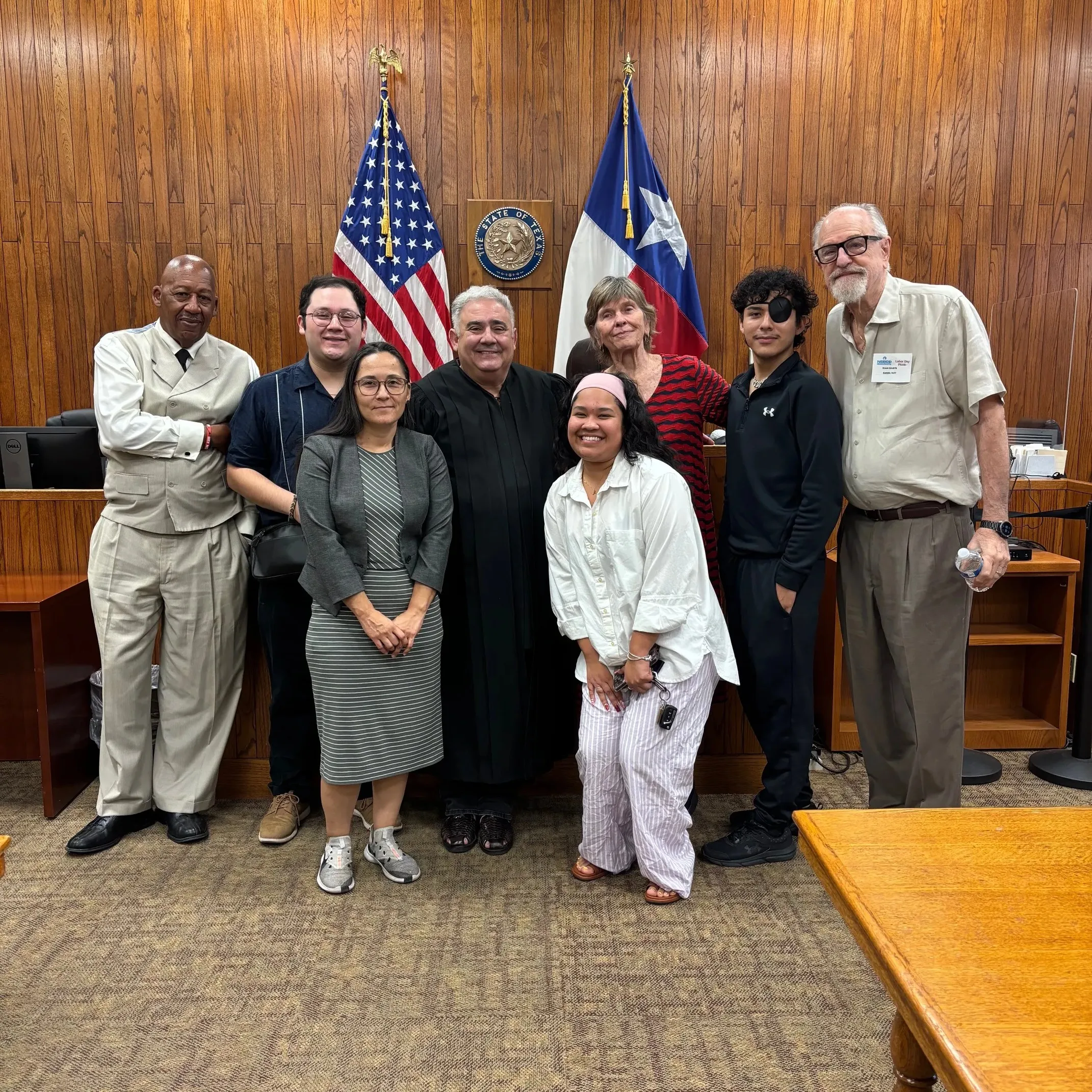 NEBCD members with Judge Kazen