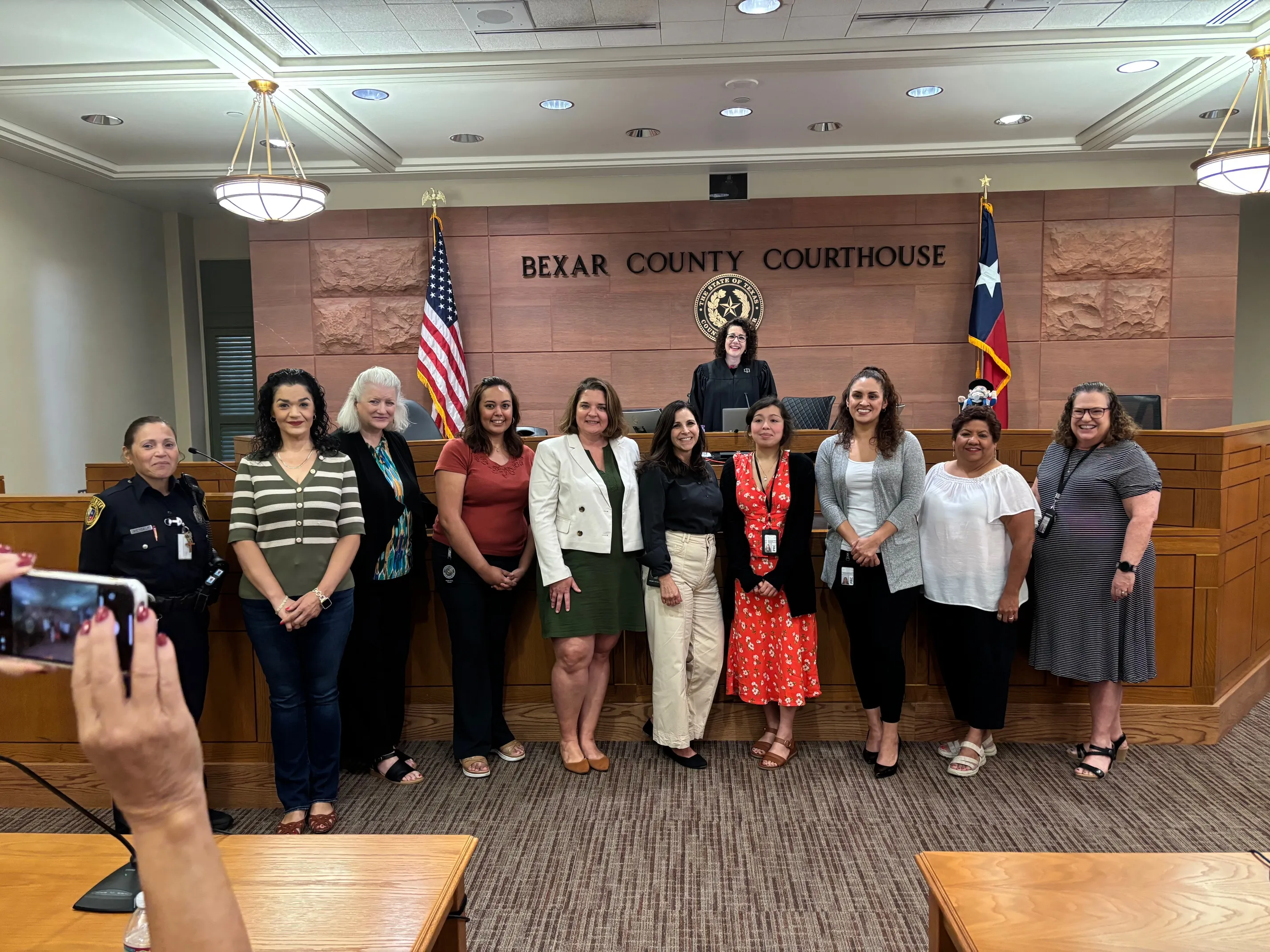 NEBCD members with Judge Scharf-Zeldes